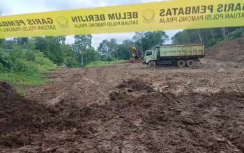 Satpol PP Semarang Hentikan Sementara Kegiatan Pengeprasan Bukit oleh PT JTAB: Izin Belum Lengkap