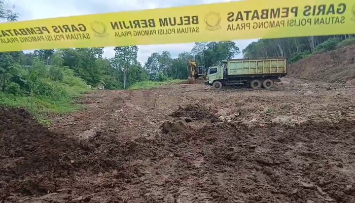 Satpol PP Semarang Hentikan Sementara Kegiatan Pengeprasan Bukit oleh PT JTAB: Izin Belum Lengkap