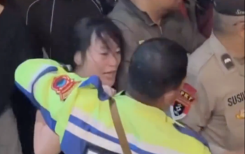 wna tabrak pemotor semarang