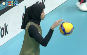 Megawati Hangestri dalam Voli Putri SEA Games. (YouTube)