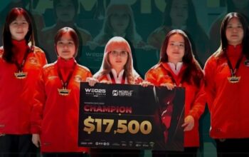 Timnas MLBB Putri Indonesia meraih gelar juara dunia IESF 2025