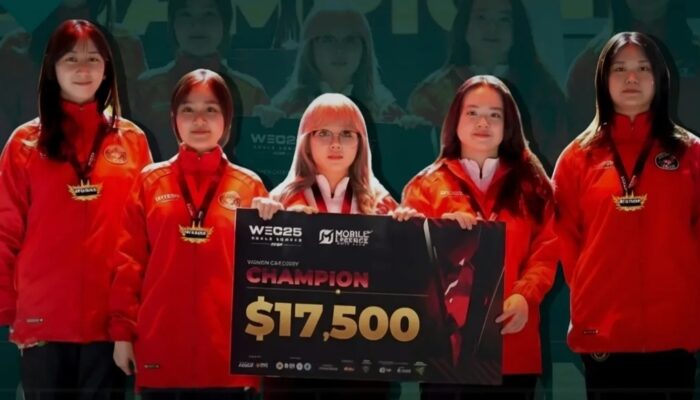 Timnas MLBB Putri Indonesia Raih Gelar Juara Dunia IESF 2025 Berturut-turut