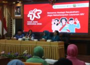 Wakil Bupati Blora, Sri Setyorini (tengah) pimpin rapat penanganan HIV. (Heri/beritajateng.tv)