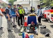 Pengecekan peralatan pendukung tim respon cepat Satlantas Polres Semarang