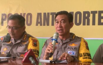 polda jateng // kecelakaan bus di tol krapyak