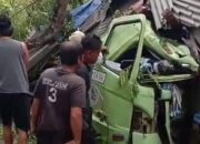 kecelakaan tunggal truk jls salatiga
