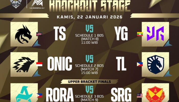 Jadwal m7 hari ini knockout stage day 3