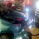 kecelakaan mobil taxi di ungaran