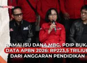 Video Ramai Isu Dana MBG, PDIP Sebut Rp223,5 Triliun dari Pangkas Anggaran Pendidikan