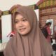Aisy, santri Semarang yang mudik ke Lamongan saat ditemui di Stasiun Tawang Semarang. Rabu, 18 Maret 2026. (Yuni Esa Anugrah/beritajateng.tv)
