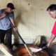 Proses mengaduk jenang, tradisi yang dilakukan warga Desa Boto, Kecamatan Bancak, Kabupaten Semarang dalam menyambut Lebaran. (dok. warga)