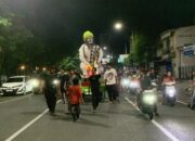 Pawai Patung Raksasa Meriahkan Malam Takbiran Semarang, Rute Simpang Lima-MH Thamrin Dipadati Warga
