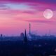 Ilustrasi pink moon. (Pexels/Pixabay)