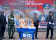 Bea Cukai dan Pemkot Semarang Musnahkan 7,3 Juta Rokok Ilegal, Selamatkan Kerugian Negara Rp7,6 Miliar