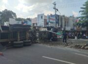 Lagi-lagi Kecelakaan Truk Tronton Rem Blong di Turunan Silayur Semarang, Tiga Korban Luka Serius