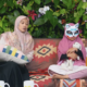 Mita dan anaknya, Yaya, dalam podcast Denny Sumargo. (YouTube/Denny Sumargo)