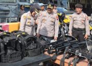 Pastikan Kesiapan Personel, Kapolres Semarang Cek Langsung Almatsus Dalmas