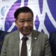 Wakil Menteri Koordinator Bidang Hukum, HAM, Imigrasi, dan Pemasyarakatan RI, Otto Hasibuan usai menghadiri seminar nasional di Universitas Islam Sultan Agung (Unissula) Semarang. Sabtu, 11 April 2026 sore. (Yuni Esa Anugrah/beritajateng.tv)