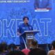 Ketua DPD Demokrat Jawa Tengah Rinto Subekti dalam pembukaan Musda ke-4 di Hotel Tentrem, Kota Semarang, Jumat, 17 April 2026 malam. (Made Dinda Yadnya Swari/beritajateng.tv)