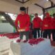 Sekretaris DPD PDI Perjuangan Jawa Tengah, Sumanto, dan Ketua DPC PDI Perjuangan Karanganyar, Rober Christanto ziarah ke makam tokoh pejuang perempuan sekaligus pendiri cikal bakal Karanganyar, Nyai Ageng Karang. (Beritajateng.tv)