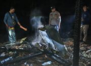 Diduga Korsleting Listrik, Rumah Lansia di Blora Ludes Terbakar Saat Pemilik Tidur di Rumah Tetangga