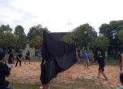 Serunya Main Voli Kapuk Net Tertutup di Blora, Bola Tak Terduga Bikin Penonton Ngakak