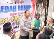 Sambut HUT Bhayangkara ke-80, Polres Blora Bersama Pemkab dan Baznas Bedah Rumah Warga Tak Mampu