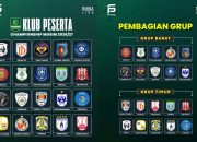 Hasil Drawing Championship 2026/2027: PSIS dan Persiku Grup Barat, Kendal Tornado dan Persis Grup Timur