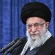 Foto mendiang pemimpin tertinggi Ayatollah Ali Khamenei