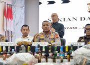 Polda Jateng Sita 227 Ribu Botol Miras, Dijual Tanpa Izin hingga Dioplos Bahan Berbahaya
