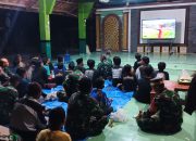 Perkuat Kebersamaan TNI dan Rakyat, Kodim Blora Gelar Nobar Piala Dunia di 10 Koramil