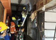 Diduga Korsleting Listrik, Kios Busana Muslim di Pasar Raya II Salatiga Terbakar