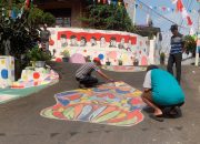 Warna-warni Kemerdekaan di Kota Semarang, Kampung Wonodri Kopen Disulap Jadi Galeri Foto Presiden RI 1-8