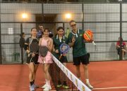 Keseruan Sintya Marisca dan Zar Lasahido Main di Pembukaan Durian Padel Semarang