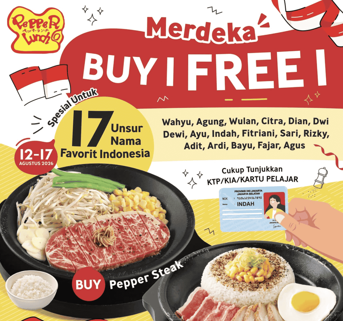 promo HUT RI // promo agustusan // promo 17 agustus