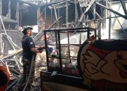 Kebakaran Warung Ayam Geprek di Blora, Karyawan Luka Bakar di Tangan