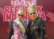 Keren! Begini Penampakan Baju Adat dari Bubble Wrap Bekas untuk Upacara Kemerdekaan RI