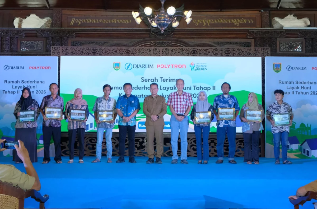164 Rumah Warga Kudus Disulap Jadi Hunian Layak, PT Djarum dan Polytron Gelontorkan Rp11,4 Miliar