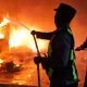 Diduga Akibat Korsleting Kipas Angin, Dua Ruang Kelas TK di Blora Ludes Terbakar