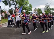 Estafet Obor Porprov Jateng 2026 Disambut Siswa di Ungaran Kabupaten Semarang
