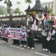 Bawa Bendera Palestina, Ormas Islam Gelar Aksi Tolak Konser Andrea Bocelli di Polda Jateng