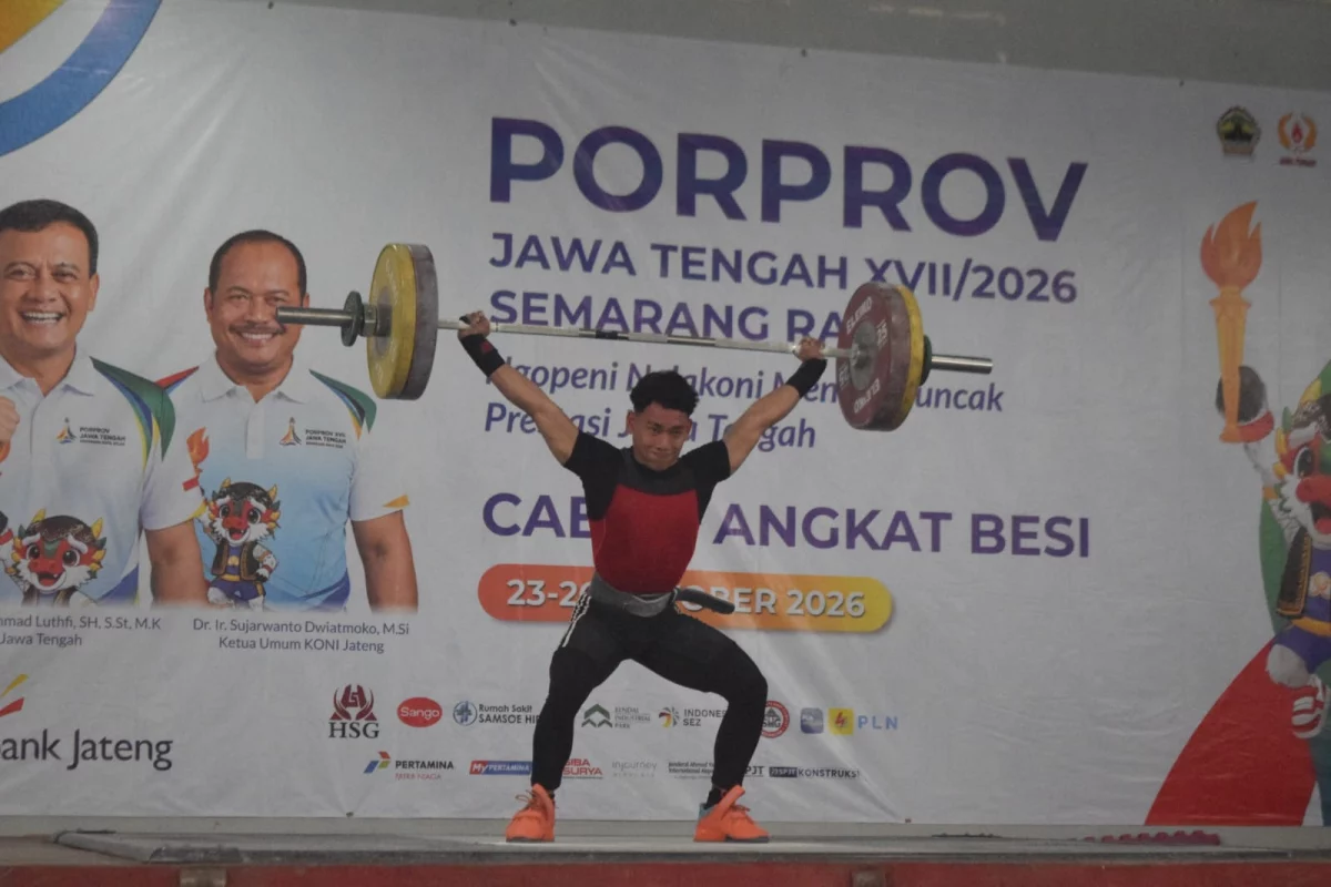 Nicholas Destyan Prayuda Sumbang Emas untuk Semarang di Porprov Jateng 2026, Davien Raih Perak