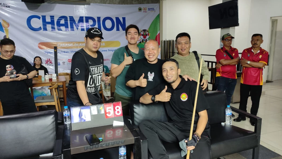 Maulana Lolos Semifinal Snooker Porprov Jateng 2026, Atlet Kota Semarang Bidik Medali Emas