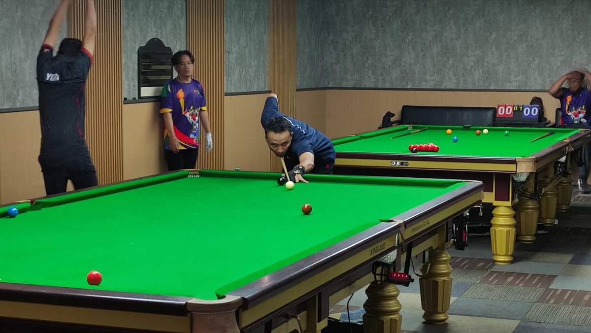 Maulana Raih Perunggu Snooker 16 Red Porprov Jateng 2026, Kini Bidik Emas di Nomor 6 Red