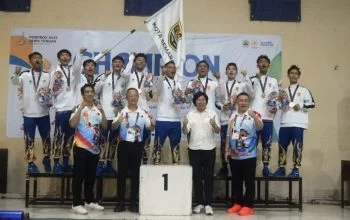 Barongsai Kota Semarang Raih Medali Emas Pertama dari Nomor Naga Halang Rintang