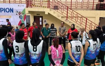 Selangkah Lagi ke Final! Iswar Minta Tim Voli Kota Semarang Jaga Fokus di Porprov 2026
