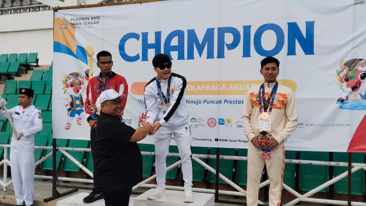 Keren! Dua Hari Akuatik Kota Semarang Dapat 12 Medali Emas Porprov