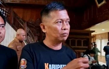 Ketua Paguyuban Pemekaran Brebes Selatan, Agus Sutiyono, usai menghadiri audiensi dengan pimpinan DPRD Jawa Tengah, Senin, 12 Oktober 2026. (Made Dinda Yadnya Swari/beritajateng.tv)