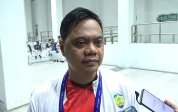 Bupati Jepara Witiarso Utomo saat ditemui di sela pembukaan Porprov Jateng XVII di Stadion Jatidiri, Kota Semarang, Minggu, 25 Oktober 2026 malam. (Yuni Esa Anugrah/beritajateng.tv)