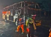 Kronologi Bus Tunggal Dara Terbakar di Tol Semarang-Solo, Begini Kondisi 18 Penumpang dan Kru 